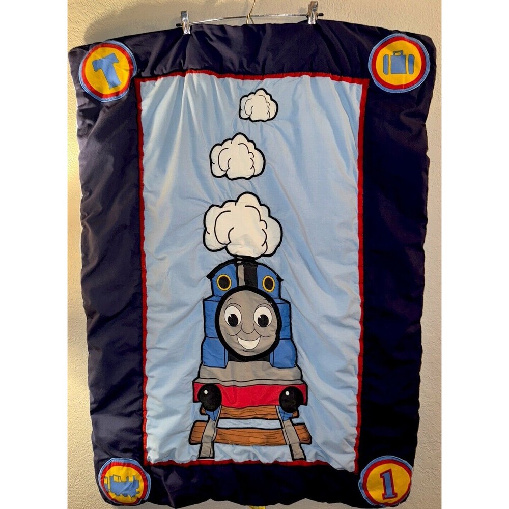 VINTAGE Thomas & Friends Train Engine Baby /Toddler Quilt Comforter
